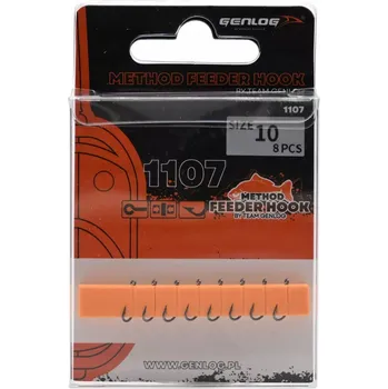 Rybářský háček Zemní Háčky s protihrotem Genlog 1107 Maruseigo Ring Mat 8 ks