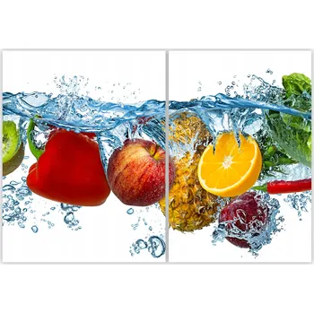 Kuchyňské prkénko Skleněná Ochranná Deska a Krájecí Prkénko | Indukce, Sporák ds-0575