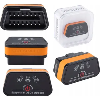 Autoelektronika DIAGNOSTICKÝ SKENER OBD2 BLUETOOTH ČTEČKA CHYB UNIVERZÁLNÍ