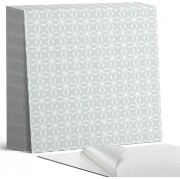 Dlažba Vinylové samolepící dlaždice Geometrický květinový vzor 20 ks 20x20 cm