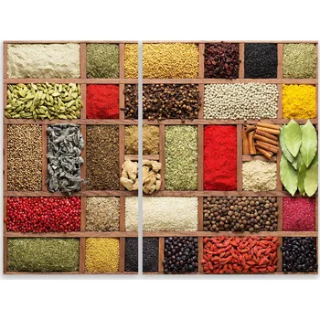 Kuchyňské prkénko Skleněná Ochranná Deska a Krájecí Prkénko | Indukce, Sporák ds-0567