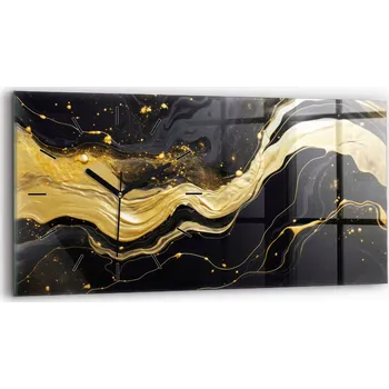 Hodiny Nástěnné hodiny Bluedecor žluté 60 cm