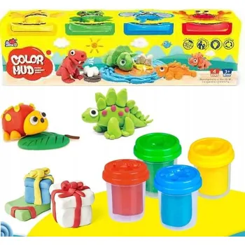 Modelovací hmota MODELÍNA MODELOVACÍ HMOTA 4 TUBY BARVY SADA