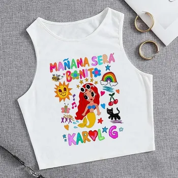 cropped tričko s potiskem “Manana será bonito” Velikost: L, Barva (Varianta): 6215