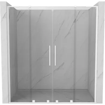Sprchové dveře Mexen Velar L Duo sprchové dveře posuvné 180 cm, transparentní, bílé - 871-180-003-02-20 Sprchové dveře