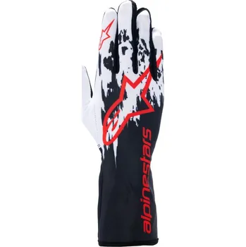 Moto rukavice Alpinestars Karting Rukavice Tech 1-K V3 Černá / Červená / Bílá M
