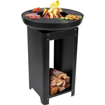 Edco Přenosné zahradní ohniště s grilem a stojanem TEPPANYAKI ED-229074