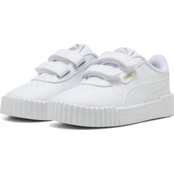 Dětská sálová obuv Puma Carina 3 Infants White/Gold C9 (27)