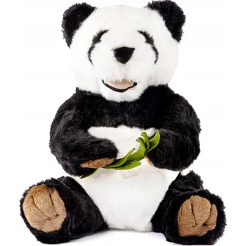 plyšák VELKÝ OBROVSKÝ PLYŠOVÝ MEDVÍDEK GIGANT PANDA LISBONA PLYŠÁK 40 CM