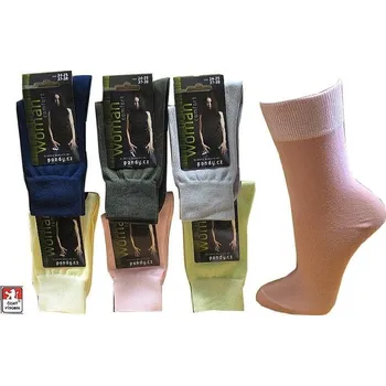 Dámské ponožky Ponožky dámské ELASTIK D21 39-41 Mix tmavých barev