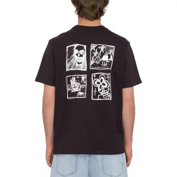 volcom Pánské triko issam night tee black