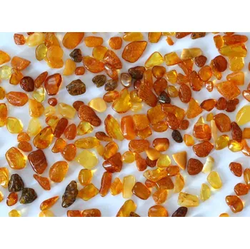 Přírodní kámen Jantar leštěný MINI MIX bal. 10g