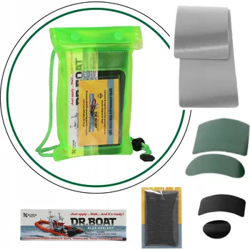 Opravná sada Dr. Boat s lepidlem na PVC, záplatami a výztužnou mřížkou