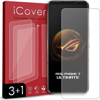 Pouzdro na mobilní telefon 3+1 HYBRIDNÍ SKLO FÓLIE NA TELEFON DISPLEJ PRO ASUS ROG PHONE 7 PRO