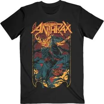 Pánské tričko Merch Anthrax: Anthrax Unisex T-shirt: Headless Horseman (black) (x-large) XL