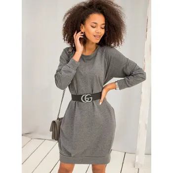 Dámské šaty Šaty RV TU 5184.93P tmavě šedá S/M