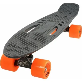 Skateboard Sulov Skateboard "Fiszka" 22" CITY šedo-oranžový