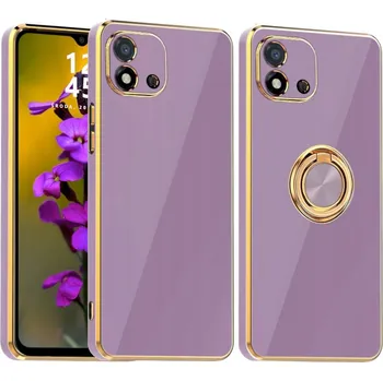 Pouzdro na mobilní telefon Zadní Kryt RCBR pro Realme C11 2021 C20 GLAMOUR CASE fialový