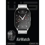 WG - Chytré hodinky WG AirFlexOne, pánské, 2x řemínek, stříbrná