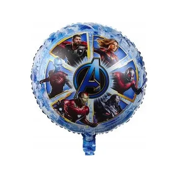 Balónek Fóliový balónek AVENGERS, kulatý, 45 cm (18 palců)