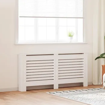Hlavice pro radiátor Nabytek XL Kryt na radiátor bílý 172x19x81,5 cm MDF 284322