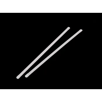 Výztuž do korzetu kovová šíře 8 mm, délka 20; 25 cm Varianta: 2 (25 cm) bílá, Balení: 10 ks