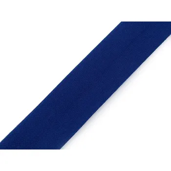 Textilní guma Lemovací pruženka půlená šíře 30 mm Varianta: 9 modrá safírová, Balení: 22.5 m