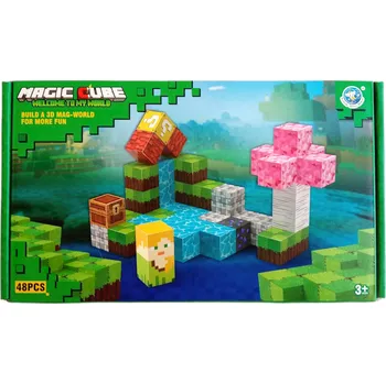 Toybit MSTB2099 Minecraft Magic Cube 48 dílků ostatní stavebnice Toybit MSTB2099 Minecraft Magic Cube 48 dílků