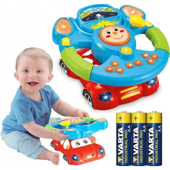 Hračka pro nejmenší INTERAKTIVNÍ HRAČKA VOLANT AUTO + BATERIE