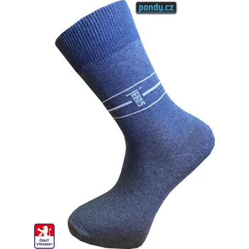Dámská móda Ponožky ELASTIK JEANS D23 37-38 Denim jeans