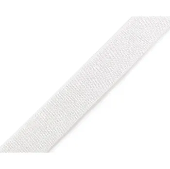 Textilie Pruženka saténová / ramínková šíře 20 mm Varianta: 3 bílá, Balení: 10 m