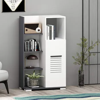 Obývací stěna Casarredo TUMUT skříňka s regálem, antracit / bílá