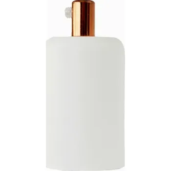 Bezpečnostní kamera Objímka E27 krytka bílá matná pro lampu s mědí