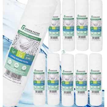 Šňůrková vložka 1 mikron 10 palců C10S1 filtr Green Filter