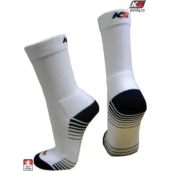 Pánské ponožky KS-LIFT funkční ponožky,froté chodidlo 48-49 Bílá