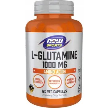 NOW Foods L-Glutamin 1000 mg, 120 kapslí