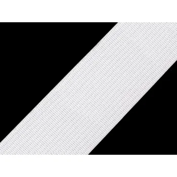 Textilní guma Pruženka tkaná šíře 40 mm Varianta: 2 bílá, Balení: 25 m