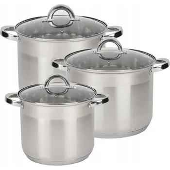 Sada hrnců nerezová ocel Rossner Austria , 6dílná