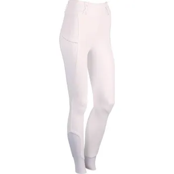 Dámské legíny Dámské jezdecké legíny HARRY'S HORSE Competition Crystal full grip bílé (46)