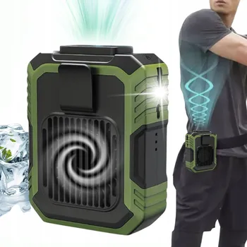 IP kamera VENTILÁTOR NA PÁS 3 RYCHLOSTI 4000MAH NABÍJENÍ LED