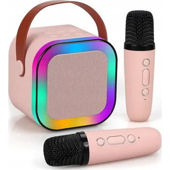 KARAOKE SADA MINI 2 MIKROFONY BEZDRÁTOVÝ REPRODUKTOR DÁREK PRO DĚTI