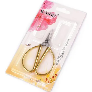 Krejčovské nůžky Nůžky odstřihávací délka 8,5 cm Varianta: 2 zlatá, Balení: 1 ks