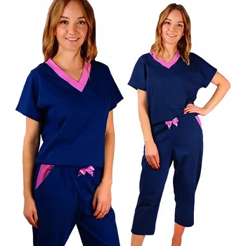 Dámské noční prádlo Elegantní dámské pyžamo s 3/4 kalhotami, velikost S