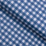 PVC ubrus Modro-bílá vzorovaná kostička 12x12 mm PV-173 - metráž š. 140 cm