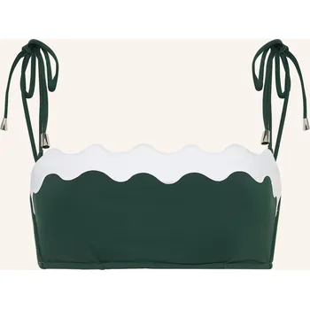 Dámské spodní prádlo Seafolly Dámský Bandeau Horní Díl Bikin Gia, tmavě zelená /...