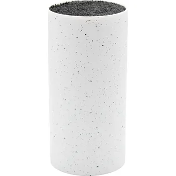 Stojan na nože Stojan nože Brunbeste 22 cm bílý plast