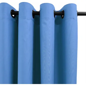 Obraz ZÁCLONY DO OBÝVÁKU NA KOLEČKÁCH 140x110 MODRÉ PANAMA NA MÍRU