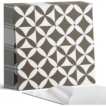 Dlažba Samolepící PVC dlaždice Abstraktní geometrický vzor 20 ks 20x20 cm