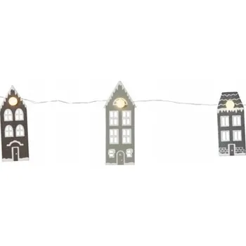 Dekorativní svítidlo Světelný řetěz Star Trading 135 cm na baterie, hnědý