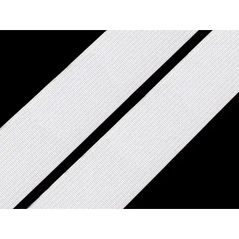 Textilní guma Pruženka tkaná šíře 20 mm Varianta: 2 bílá, Balení: 25 m